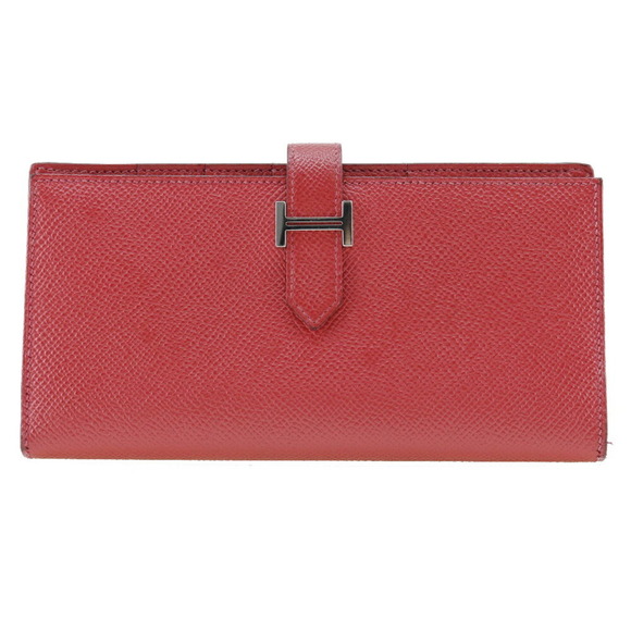 HERMES Red Bean Wallet - Picture 1 of 10